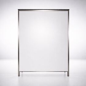Foldable LED rear buffet made of stainless steel, 1.25 m