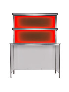 Foldable LED rear buffet 1.25m with curtain