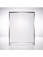 Foldable LED rear buffet made of stainless steel 1.25 m White Foamlite Black