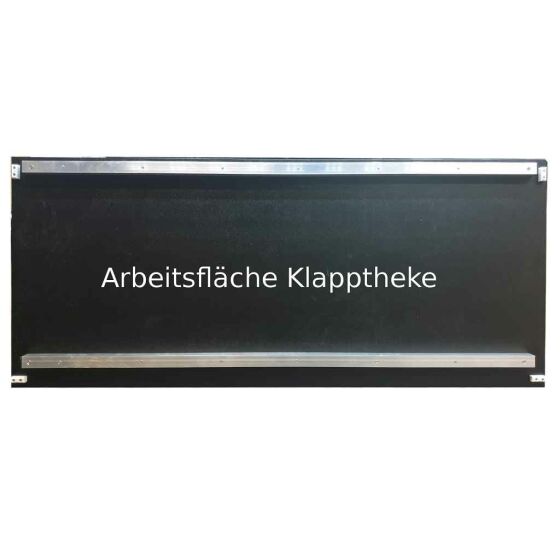 Replacement plates with substructure for PE folding counters Foamlite Black 2000x600mm work surface beer