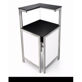 90° corner piece for long drink counters