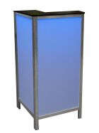 90° corner piece for LED long drink counters Foamlite Black