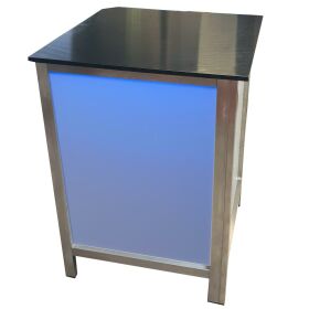 90 ° corner piece for multi-counter with LED light box