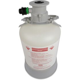 5 liter PVC cleaning tank with flat fitting (type A)
