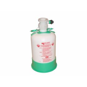Reinigungsbehälter 5 Liter PVC mit Fitting Korbfitting (Typ S)