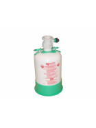 Reinigungsbehälter 5 Liter PVC mit Fitting Korbfitting (Typ S)