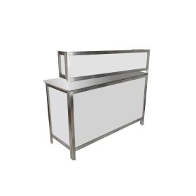 Multi-counter, folding counter with bar top and stainless...
