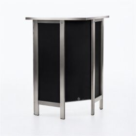 45° corner piece for multi-counters with stainless steel surface