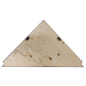 45° corner piece for multi-counters with stainless steel surface