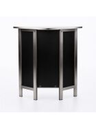 45° corner piece for multi-counters with stainless steel surface