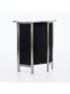 45° corner piece for multi-counters with stainless steel surface