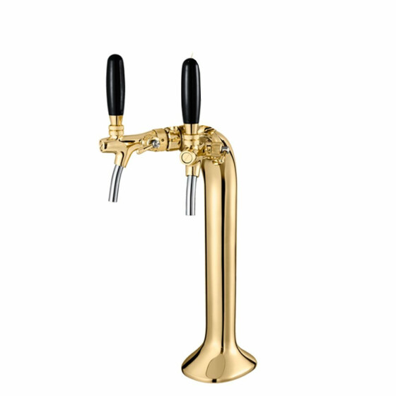 Dispensing column model "Classic-Elegant" 2-line gold NW 10 mm