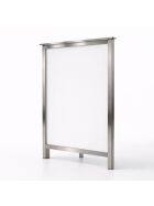 GDW corner section for long drink counters with stainless steel work surface, white