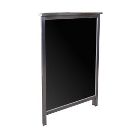 GDW corner piece for long drink counters with black...