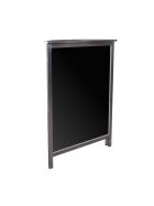 GDW corner piece for long drink counters with black stainless steel worktop