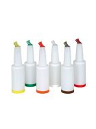 B-P-M - Komplett - Deckel + Flaschenhals mit integriertem Dichtring und Tülle mit Entlüftung - komplett - 1.0 lt. - Braun