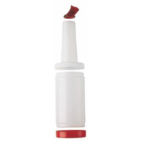 B-P-M Bottle-Pour-Master mit Ausgießer für Mixgetränke rot