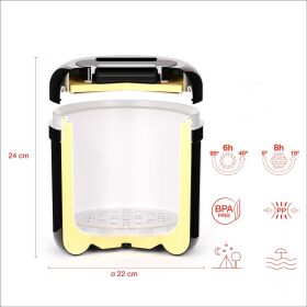 Professional ice cube container 4 liters with thermal insulation