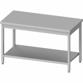 Work table with base 1100x700x850 mm without upstand self-assembly