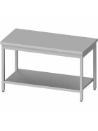 Work table with base 1300x700x850 mm without upstand self-assembly