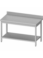 Work table with base 1100x700x850 mm with upstand self-assembly