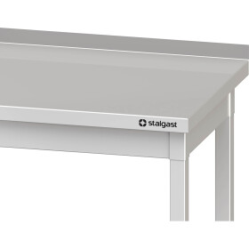 Welded work table with base 1000x700x850 mm with upstand