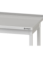 Welded work table with base 1200x700x850 mm with upstand