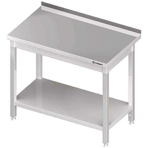 Welded work table with base 1400x700x850 mm with upstand