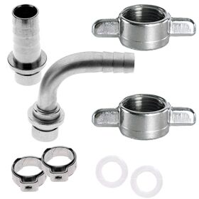 CO² hose nozzle set, 8 or 4 parts