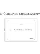 Spülbecken aus CNS verschiedene Größen