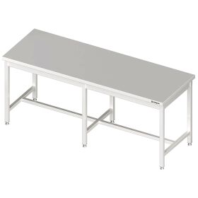 Central work table with central strut 800x700x850 mm without upstand self-assembly