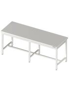 Central work table with central strut 800x800x850 mm without upstand self-assembly