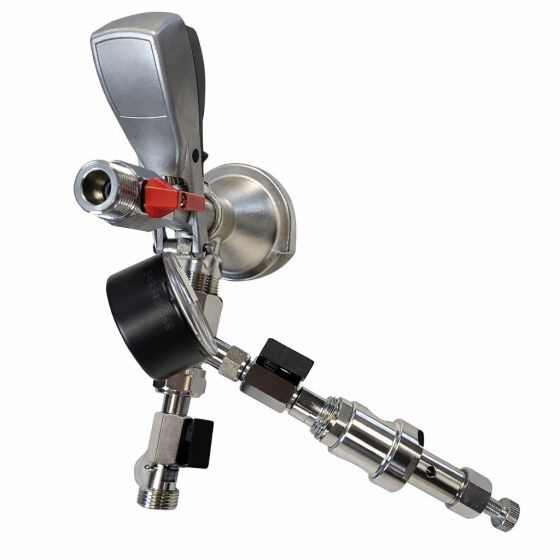 Abfülladapter für Zapfkopf um Keg Fässer füllen 5/8 oder 3/4 Zoll Hobbybrauer