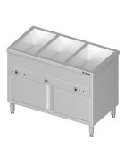 Bain-Marie standing device with closed substructure and separate basin 1085 x 600 x 850 mm for 3 GN1 containers