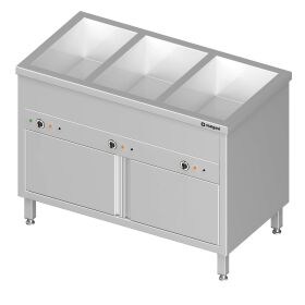 Bain-Marie standing device with closed substructure and...