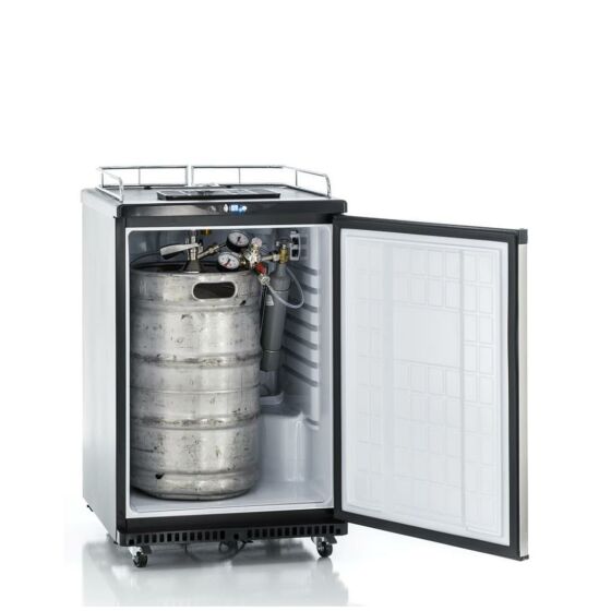 Draft beer refrigerator for 50 liter kegs