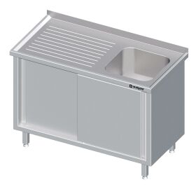 Sink cabinet with sliding doors 1500x600x850 mm with a...