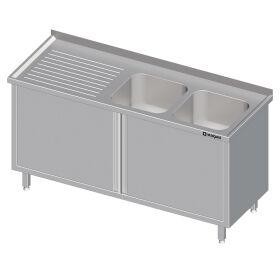Welding cabinet with wing doors 1000x600x850 mm with two...