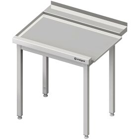 Drain table without base 1000x700x850 mm attachment side...