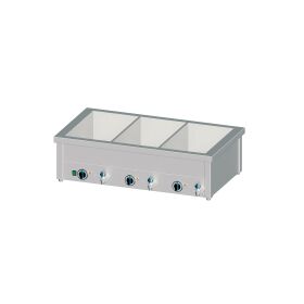 Bain-Marie table-top device with separate basins 1085 x...
