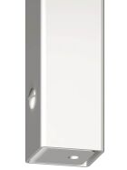 Aufsatzbord 1800x400x400 mm, verschweißt