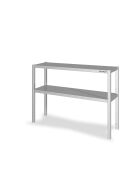 Welded top shelf with two levels 600x400x700 mm