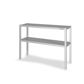 Welded top shelf with two levels 800x400x700 mm