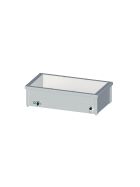Stalgast Edelstahl Bain-Marie Tischgerät mit einem Becken, für 2x GN1/760x600x310 mm