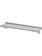 Stalgast Edelstahl Wandbord mit Konsolen, 1100x300x170 mm, verschweißt