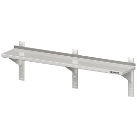Wall board with brackets and wall rails 1200x400x400 mm welded height adjustable
