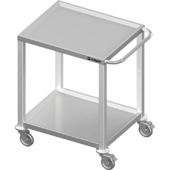 Welding trolley with two floors 800x500x850 mm welded