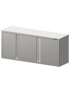 Welded wall cabinet with hinged doors 700x300x600 mm