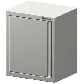Welded wall cabinet with hinged doors 700x400x600 mm
