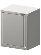 Welded wall cabinet with hinged doors 800x300x600 mm
